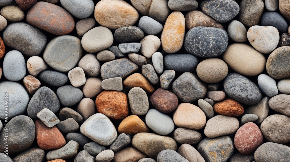 Silhouette of Large Group of Pebbles on Gravel Soil beautiful background generated by AI tool Silhouette of Large Group of Pebbles on Gravel Soil beautiful background generated by AI tool