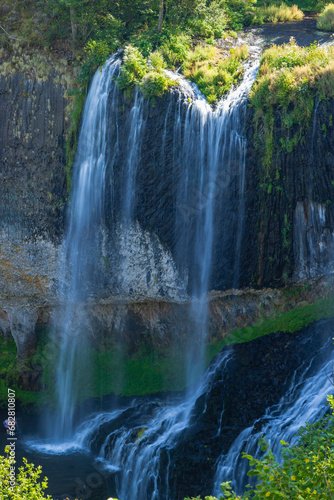 Waterfall Cascade de la Beaume near Agizoux, Haute-Loire, France