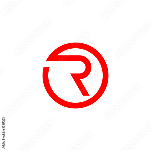 R Logo and circle Simple Symbol. R Letter Logo Vector Free Download R Logo and circle Simple Symbol. R Letter Logo Vector - GFXLoad