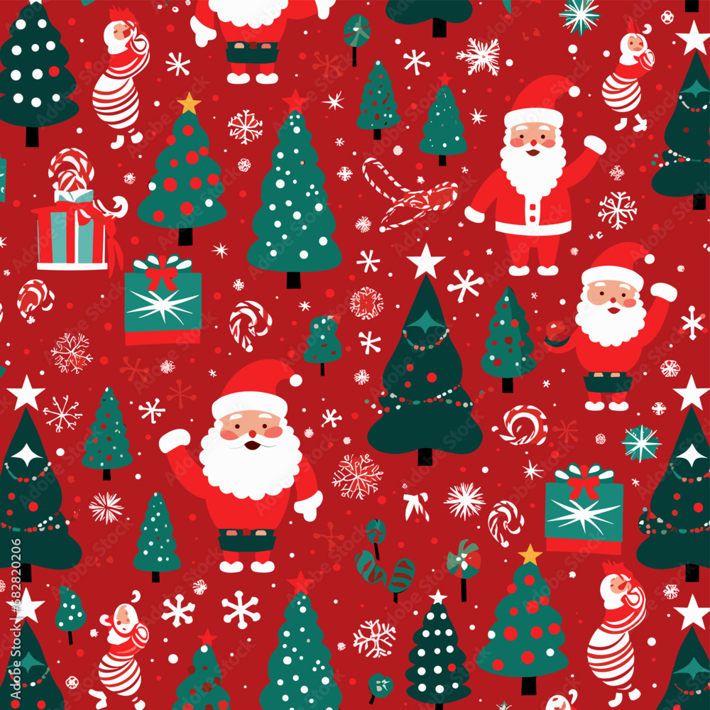 christmas seamless pattern christmas seamless pattern