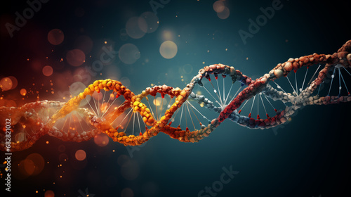 A beautiful display of the DNA chain. © BB_Stock