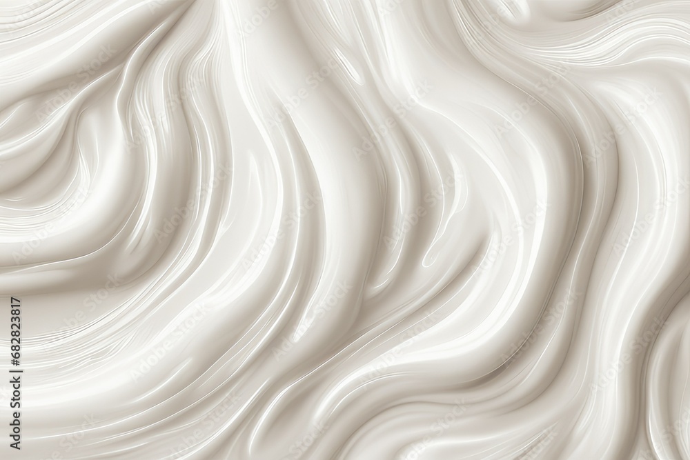 yogurt creamy liquid or yoghurt cream melt splash flowing background vector white milk splash or icecream - obrazy, fototapety, plakaty 