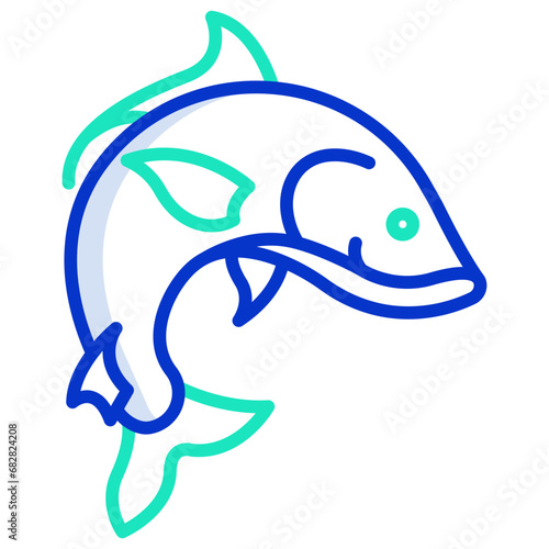 Outline color Herring icon