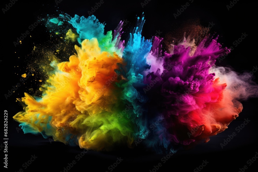 Luminous Explosion: Crystalline Neon Powder Unleashes a Dazzling Spectrum on the Abyss Luminous Explosion: Crystalline Neon Powder Unleashes a Dazzling Spectrum on the Abyss