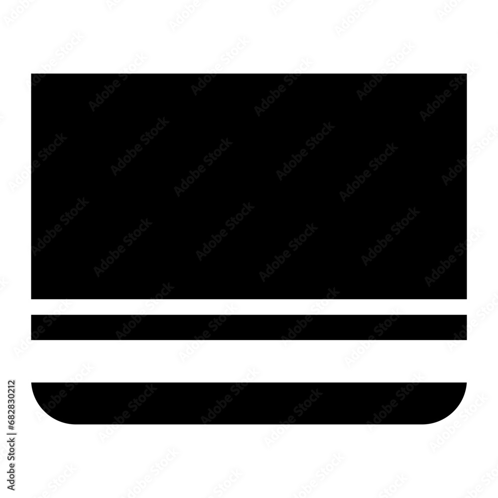Fototapeta premium laptop glyph