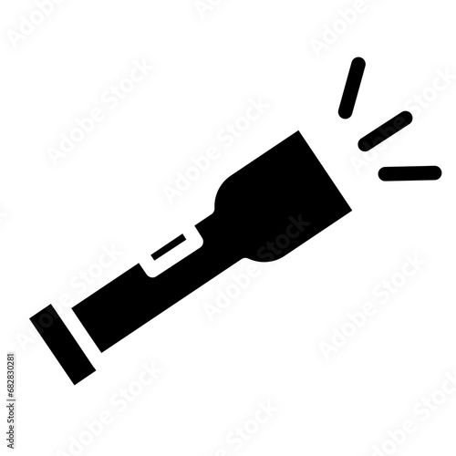 flashlight glyph