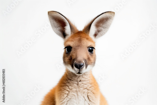 a kangaroo with a very big nose and big ears © illustrativeinfinity