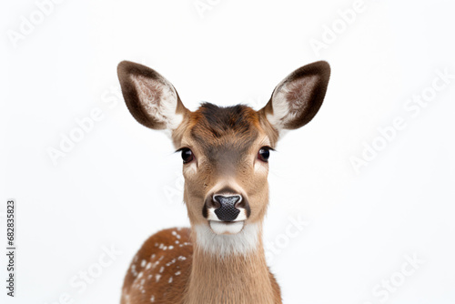 a deer with a white spot on its face