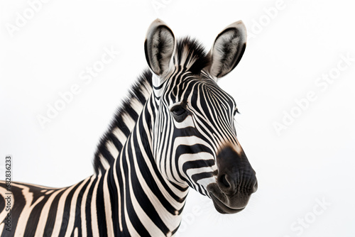 a zebra standing in the middle of a field