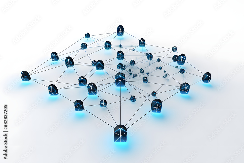 Digital technology, Business network connection. generative ai. Digital technology, Business network connection. generative ai.