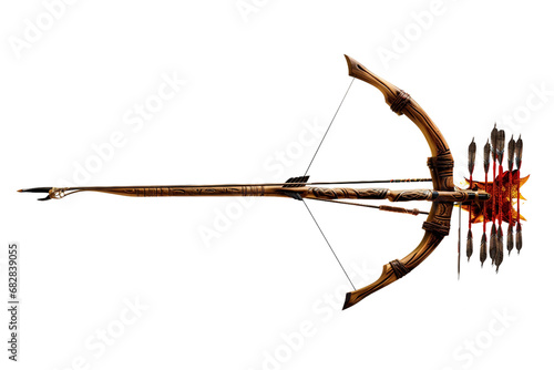 Archery Essentials in Showcase on a transparent background