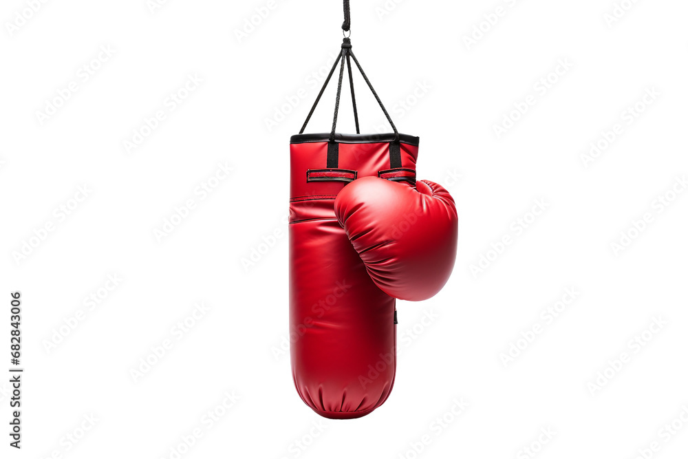 Boxing Essentials in White on a transparent background