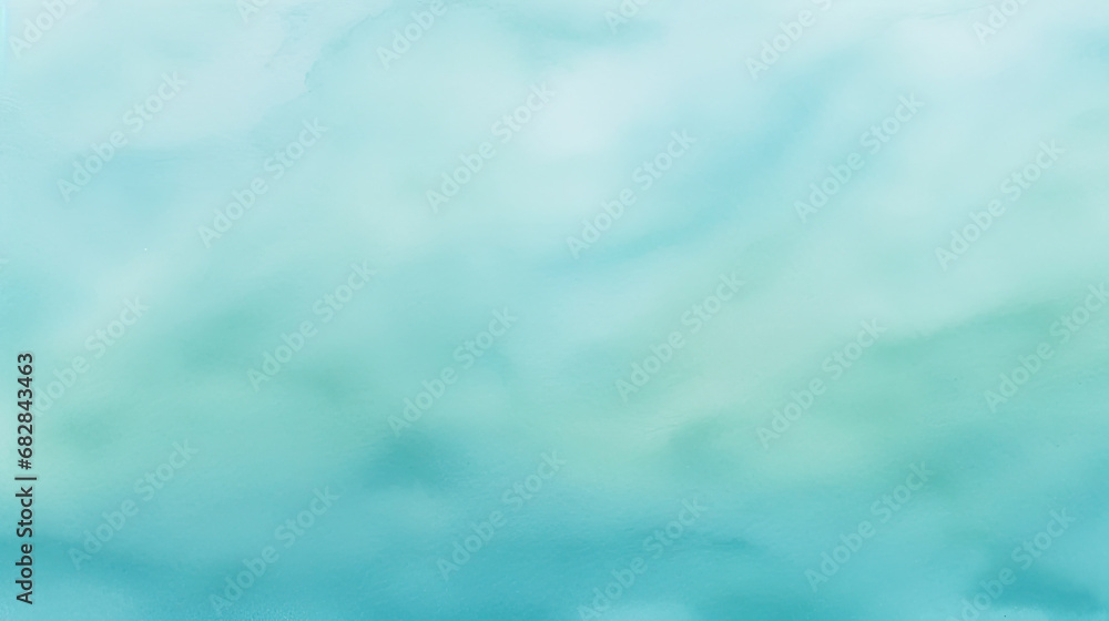 blue sky with clouds, Light blue green abstract pattern. Gradient. Painted watercolor paper texture. Teal color art background with space for design. blue sky with clouds, Light blue green abstract pattern. Gradient. Painted watercolor paper texture. Teal color art background with space for design.