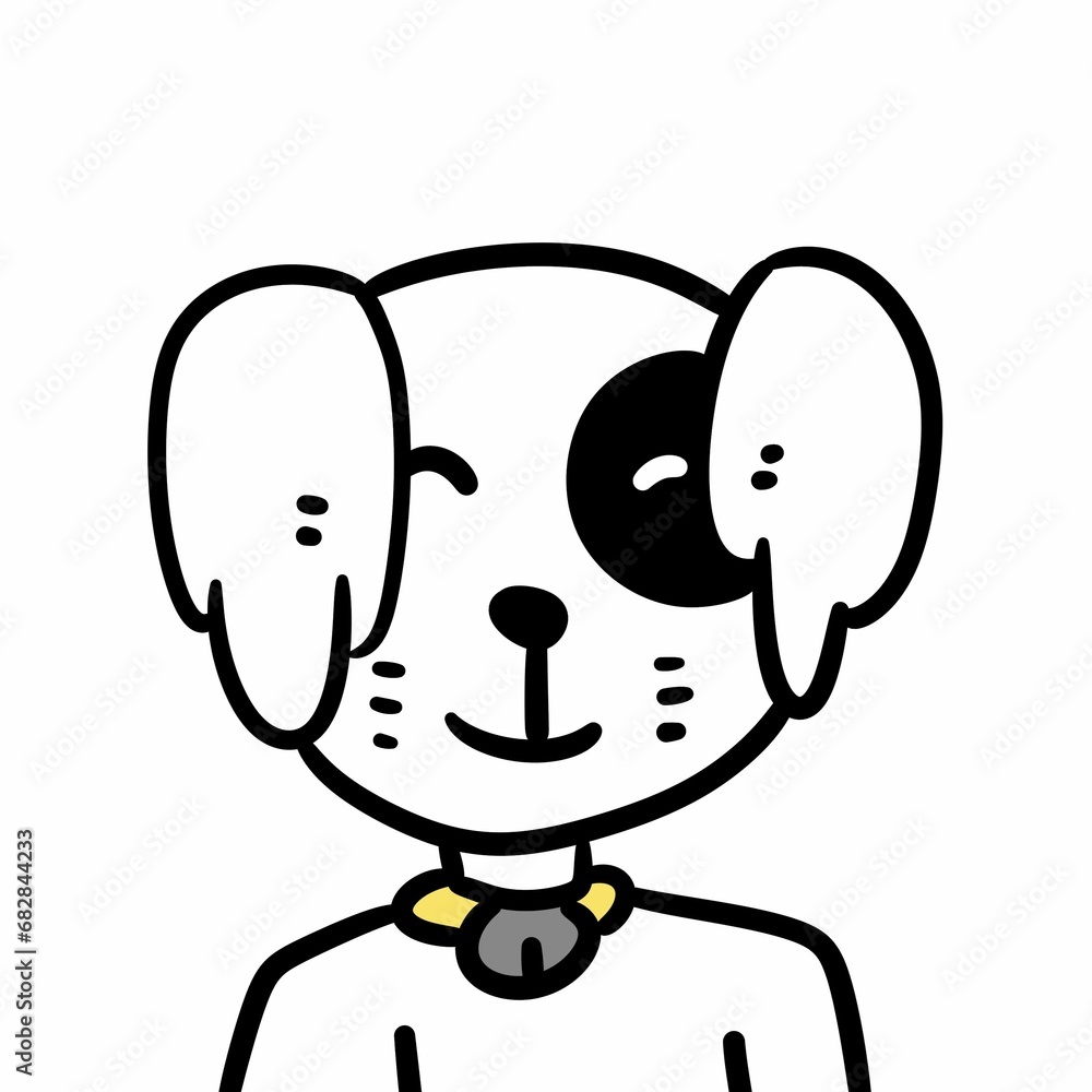 cute dog cartoon illustration graphic design cute dog cartoon illustration graphic design