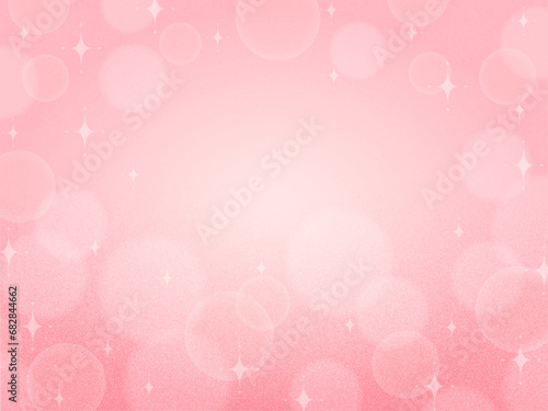 玉ボケしたふんわりピンクキラキラ背景 photo