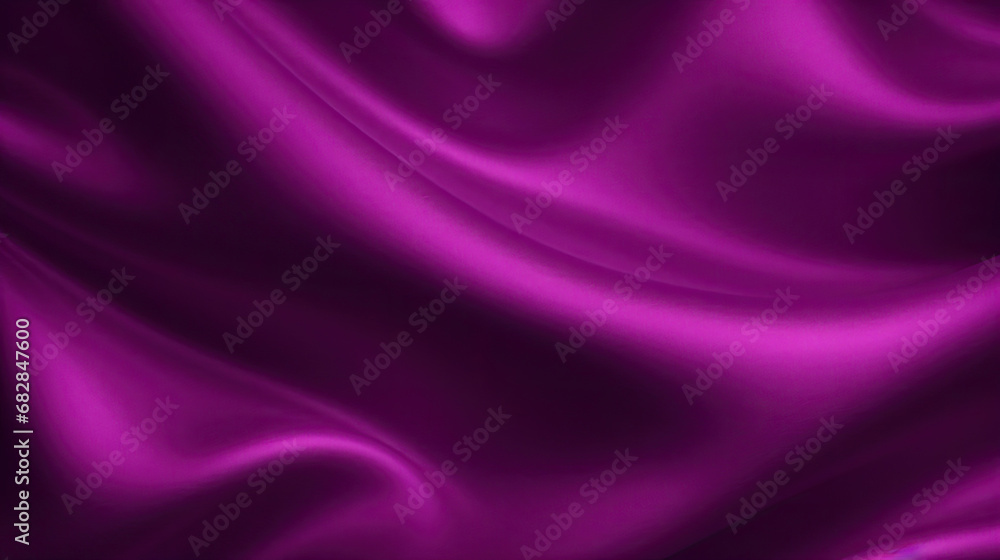 Fototapeta premium Abstract pink violet background. pink violet fabric texture background. violet silk satin. Curtain. Luxury background for design. Shiny fabric. Wavy folds. 