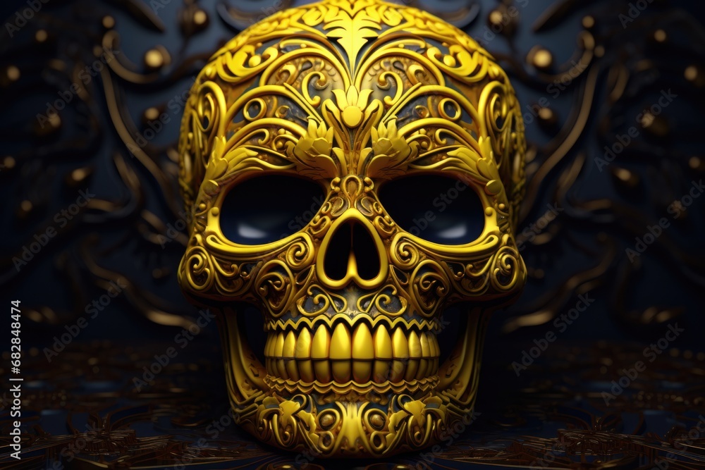 Mexican skull design Mexican skull design