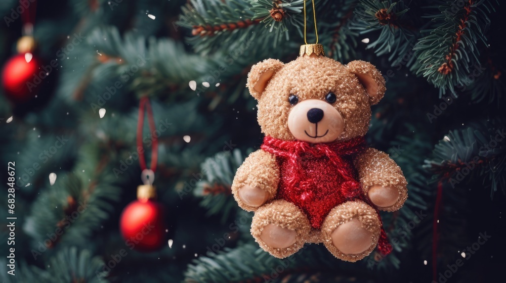 Christmas tree toy bear Christmas tree toy bear