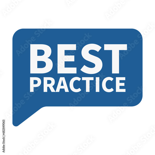 Best Practice In Blue Rectangle Shape For Business Promotion Marketing

