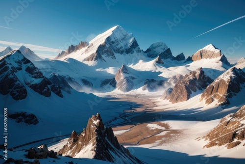 Snowy Mountain range