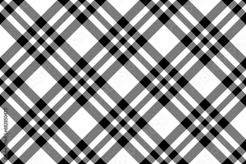 Plaid seamless vector of pattern texture fabric with a check background textile tartan.