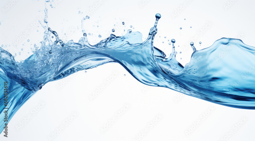 Water splash in circle shape isolated on white background. Water splash in circle shape isolated on white background.