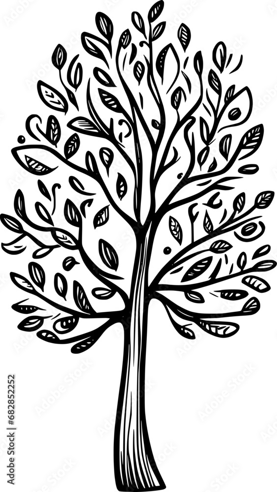 Obraz premium tree cartoon