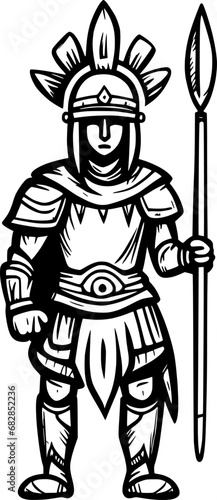 Wallpaper Mural warrior cartoon Torontodigital.ca