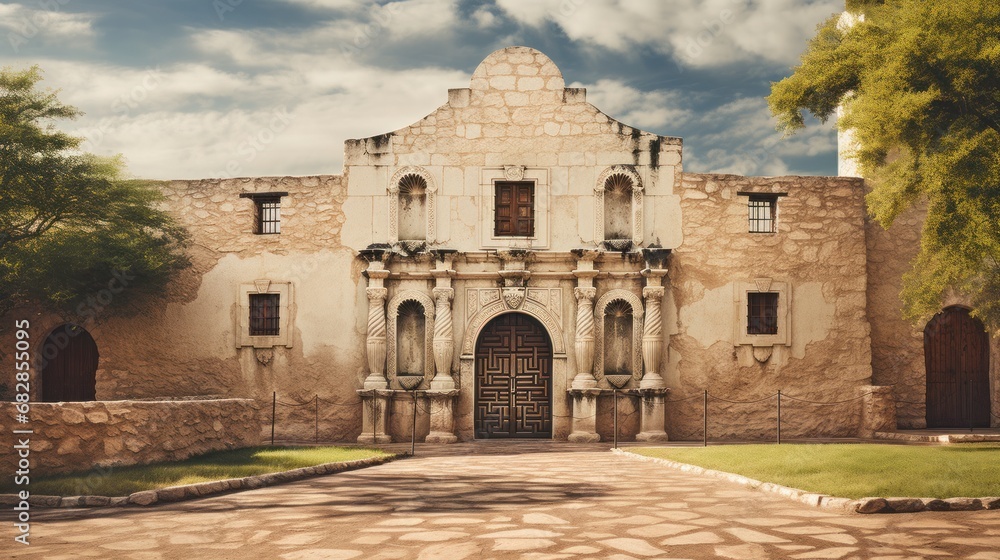 The Historical Alamo of San Antonio, TX