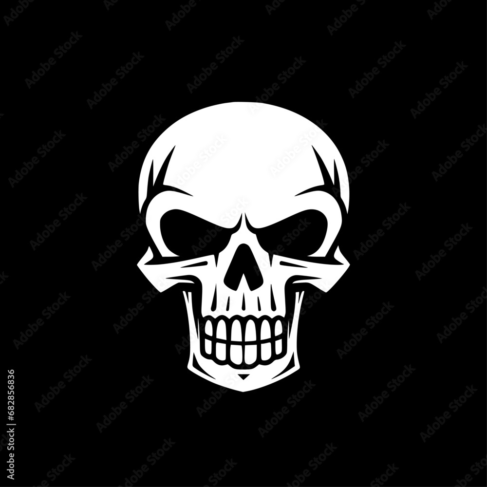 Skull | Minimalist and Simple Silhouette - Vector illustration Skull | Minimalist and Simple Silhouette - Vector illustration