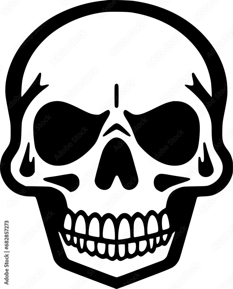 Fototapeta premium Skull - High Quality Vector Logo - Vector illustration ideal for T-shirt graphic
