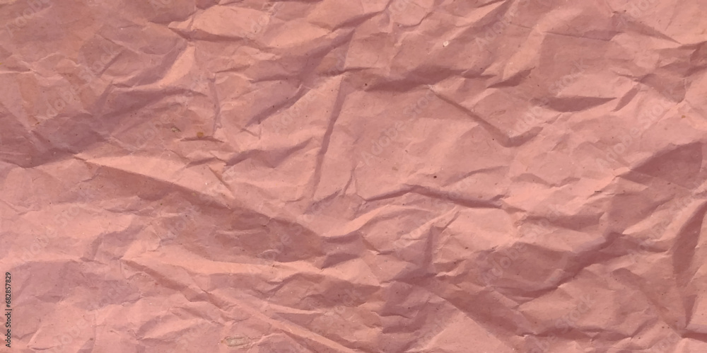 Fototapeta premium Brown crumpled paper textured background vector