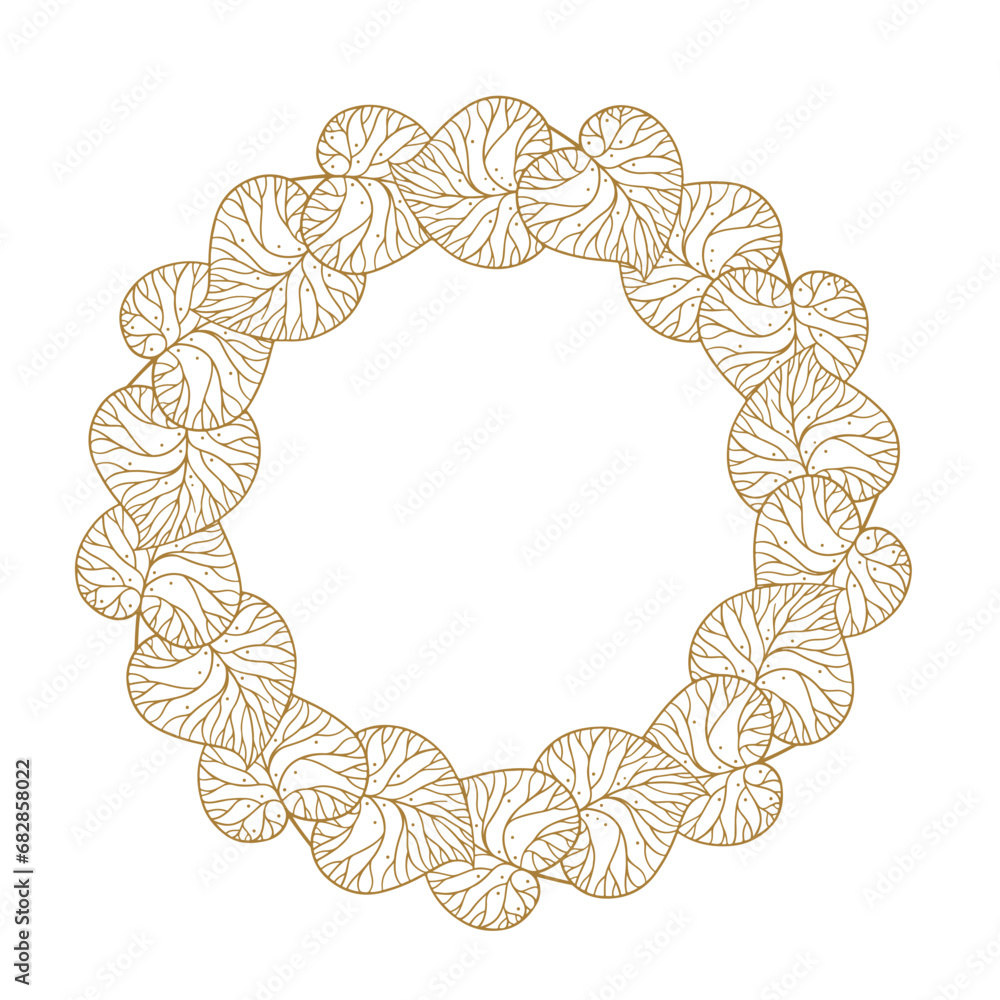 Autumn leaves frame on the white background. Vector illustration. Autumn leaves frame on the white background. Vector illustration.