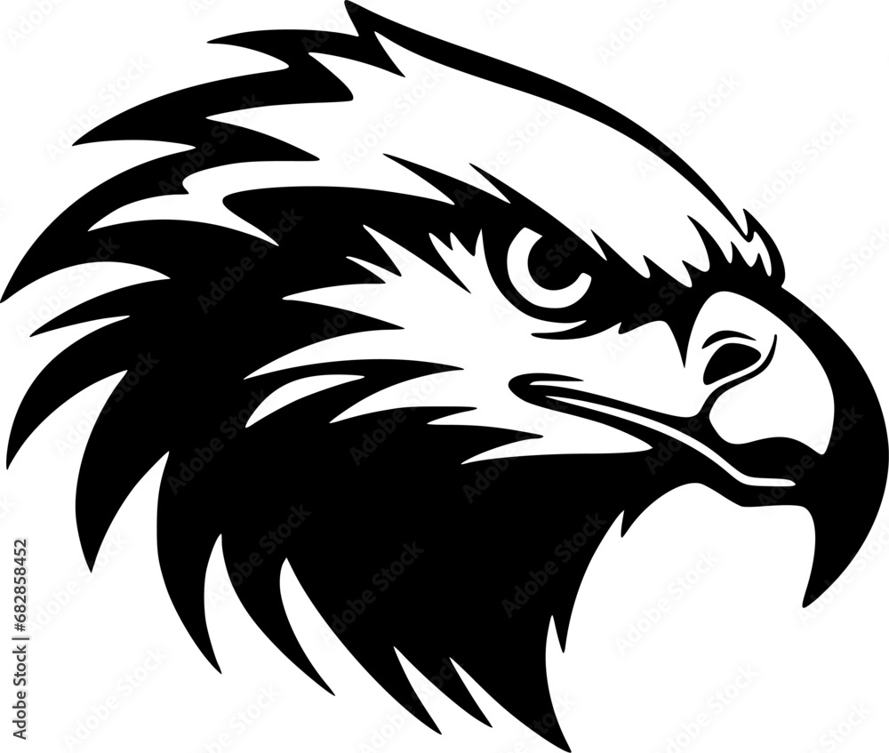 Obraz premium Eagle - Minimalist and Flat Logo - Vector illustration