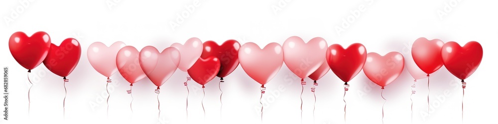 Valentine love balloons as banner, a card sent, often anonymously, on St. Valentine's Day February 14 to a person one loves or is attracted to Valentine love balloons as banner, a card sent, often anonymously, on St. Valentine's Day February 14 to a person one loves or is attracted to