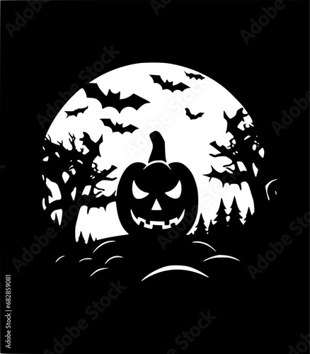 Halloween - High Quality Vector Logo - Vector illustration ideal for T-shirt graphic photo