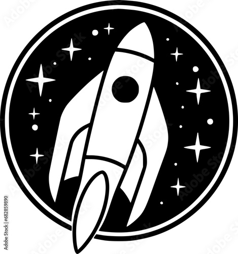 Rocket - High Quality Vector Logo - Vector illustration ideal for T-shirt graphic