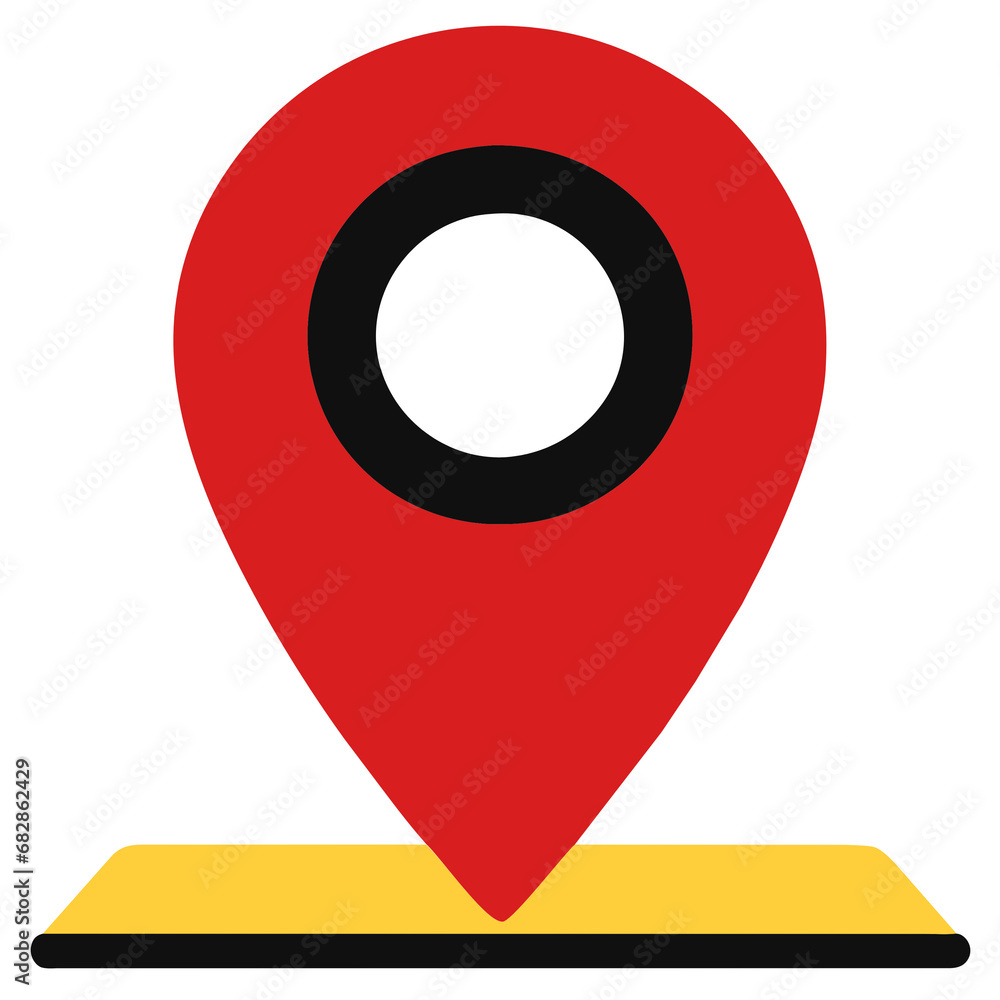map pointer with icon map pointer with icon