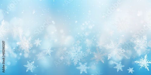 Christmas snowflakes background 