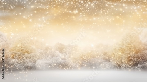 christmas background with snowflakes © kimly