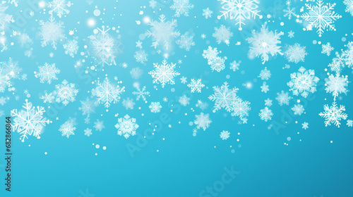 winter snowflakes illustration background design