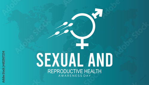 Vector illustration on the theme of Sexual and Reproductive health awareness day  observed each year during February.banner, Holiday, poster, card and background design.