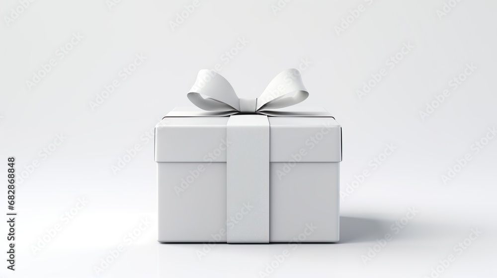Maqueta caja de regalo. Generado por IA. Maqueta caja de regalo. Generado por IA.