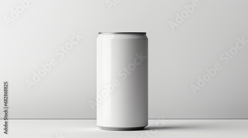Maqueta de lata de aluminio. Generado por IA. photo