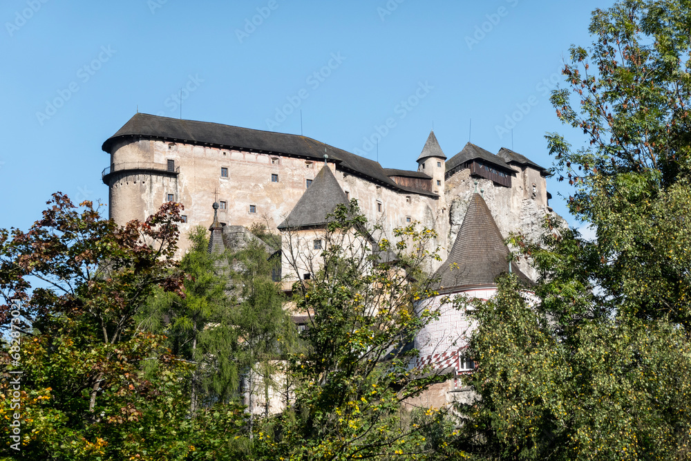 The beautiful Orava Castle is an important tourist attraction