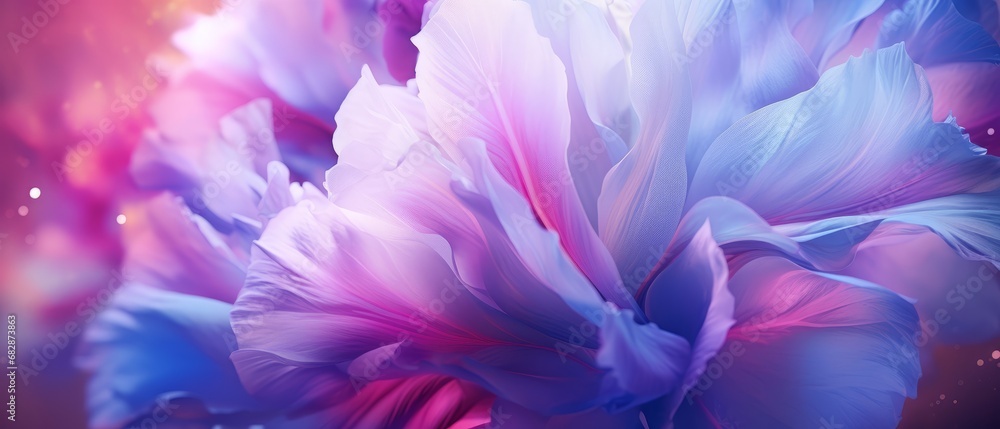 Bright background of pink abstract flowers