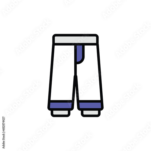 Pent icon design with white background stock illustration