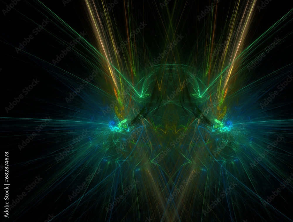 Fototapeta premium Imaginatory fractal abstract background Image