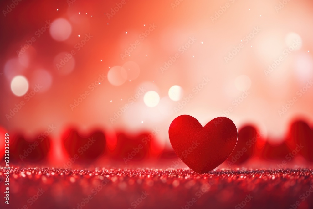 valentines day background with red hearts, valentines day postcard background