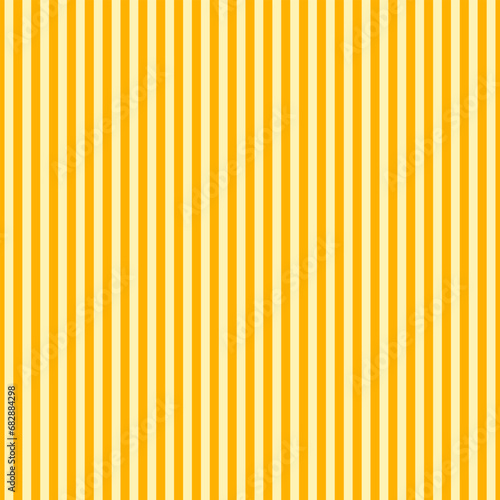 Background of narrow straight vertical stripes in yellow color. Different shades and tones. Seamless repeating stripy vector pattern. 